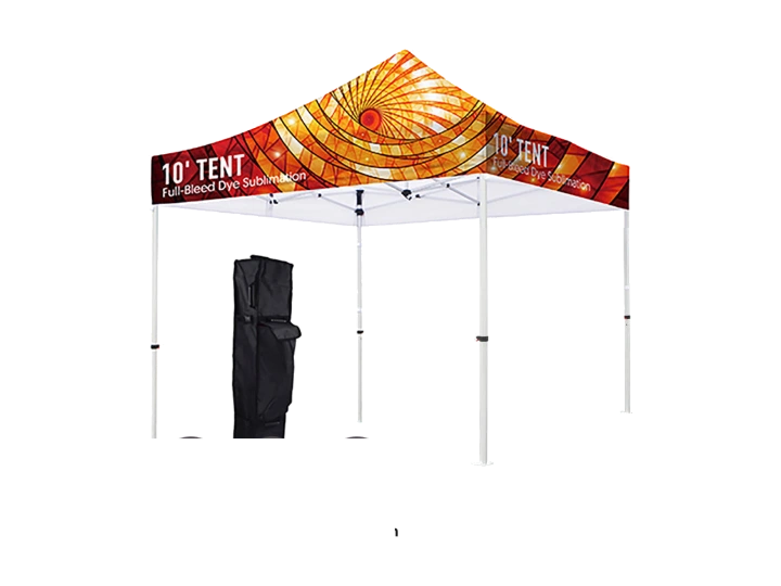 Catalog product image of a branded 10 foot event tent